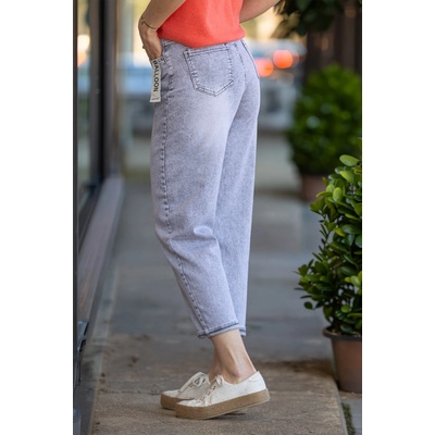 Balónové džíny BABY GREY R2889E Světle šedá – Zboží Dáma