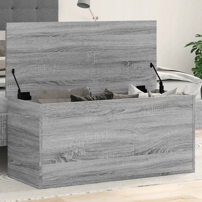 VidaXL Truhla, šedá dub sonoma, 100x42x46 cm