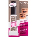 Přípravky na obočí NYX Professional Makeup The Brow Glue Instant Brow Styler tónovací gel na obočí s extrémní fixací 02 Taupe 5 g