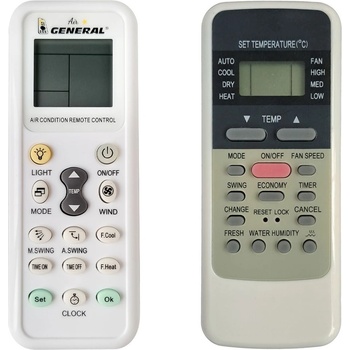 General MIDEA MSG-12HRN2, MSE-12HRN2, MSG-16HRN2, MSG-21HRN2, MSV1I-09HRDN1 - съвместимо дистанционно управление на марката General (MSG-12HRN2, MSE-12HRN2, MSG-16HRN2, MSG-21HRN2, MSV1I-09HRDN1)