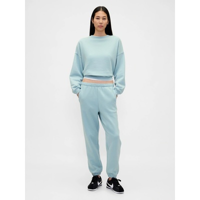 GAP Tepláky High Rise Boyfriend Modrá