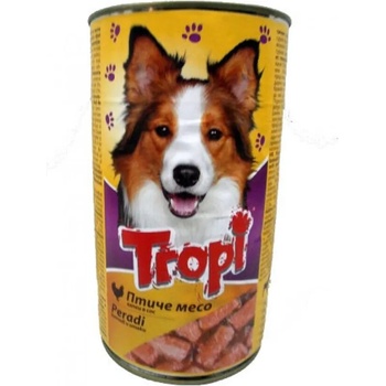 Консерва за кучета Тропи 0.415 кг. с вкус на пиле (291)