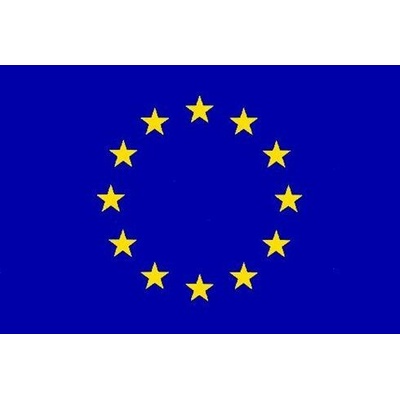 Vlajka EU - prapor, karabiny na zavěšení 90 × 60