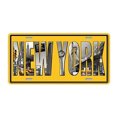 Ceduľa značka NEW YORK