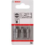 Bosch - Комплект битове S1, 2x8, дължина 25 мм, 3 бр. 2607001468 (2607001468)