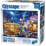 KS Games Пъзел KS Games от 1000 части - Нощните светлини на Париж (20795)