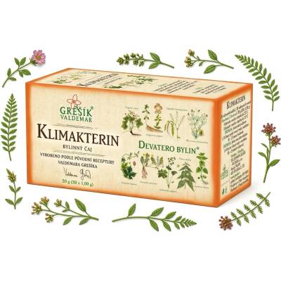 Grešík Klimakterin bylinný porcovaný čaj 20 x 1 g