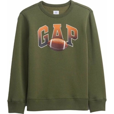 GAP V-FA Logo Crew khaki