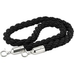 Horecano HORECANO-Въже за ограничителна стойка Ø3.2x150cm TWISTED ЧЕРНО/СРЕБРО (110130-001S) (0185210)