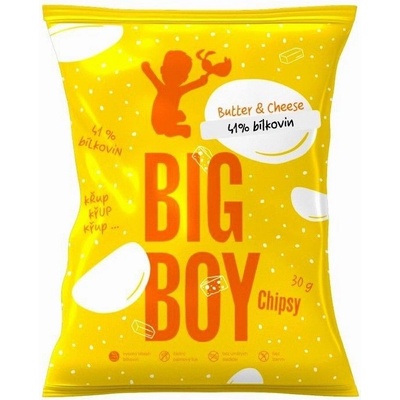 BIG BOY Proteínové chipsy maslo/syr 30 g