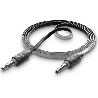 Cellularline Стерео кабел - жак 3.5 mm - 3.5 mm, сив (AUXMUSICK)