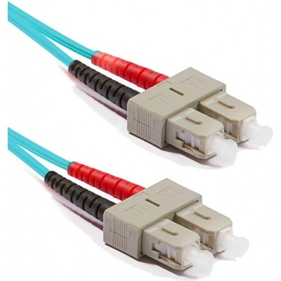 Opticord 50125 optický patch, LC-SC, OM4, duplex, 5m