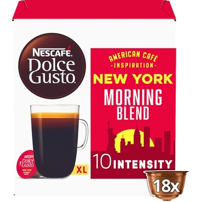 NESCAFÉ Кафе капсули Nescafe New York Morning Blend Dolce Gusto, 18бр