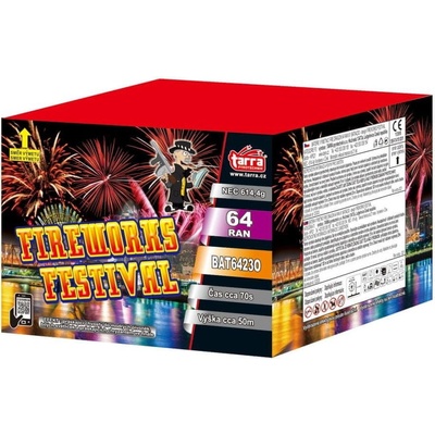 Tarra pyrotechnik Ohňostroj FIREWOR ks FESTIVAL 64 ran