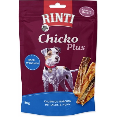 Finnern Rinti Chicko Plus losos & kurča 80 g
