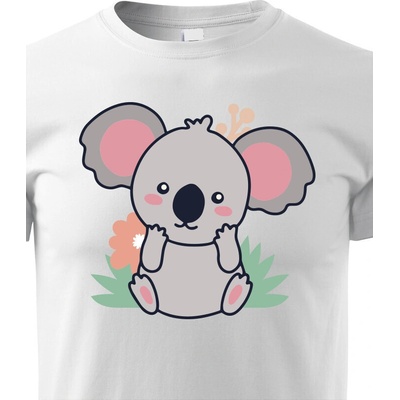 dětské triko Koala bílá