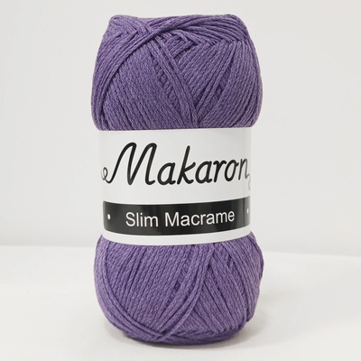 Makaron Slim Macrame fialová 2mm