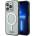 BMW Кейс BMW BMHMP14XHCRS за iPhone 14 Pro Max 6.7", прозрачен, твърд, Silver Ring MagSafe (BMW000611-0)