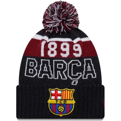 New Era FC BARCELONA YOUTH BEANIE HAT tmavo modrá,Mix