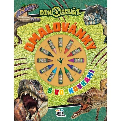 Dinosauři Omalovánky s voskovkami Jiří Models