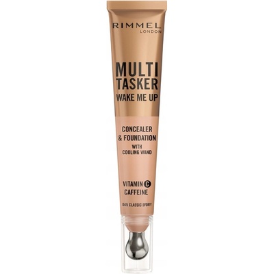 Rimmel London Multi Tasker rozjasňující korektor a make-up 025 Rose Ivory 20 ml – Zboží Dáma