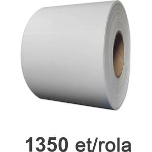 ZINTA Съвместима с Epson / Primera етикетна ролка 94 mm x 132 mm, 1350 етикета/ролка (94X132X1350-JETGLOSS)