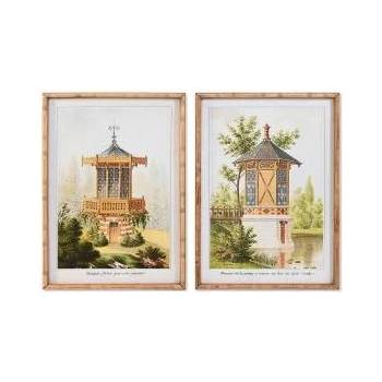 DKD Home Decor Картина DKD Home Decor Ела Кристал Ориенталски (50 x 70 x 2, 8 cm) (2 броя)