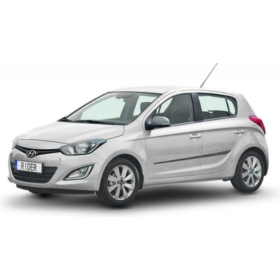 RIDER Ochranné lišty bočných dverí, Hyundai i20, 2012-2014, Facelift, 5-dvér