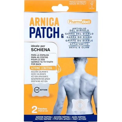 Pharmadoct PATCH ARNICA náplasti bolesti 17 x 21,8 cm 2 ks
