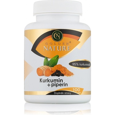 Golden Nature Kurkumín + Piperín 100 ks