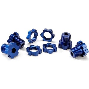 Traxxas главина на колелото 17mm алуминиева синя (4)