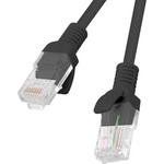 Lanberg Пач кабел Lanberg PCU6-10CC-0100-BK, U/UTP, cat. 6, 1м, черен