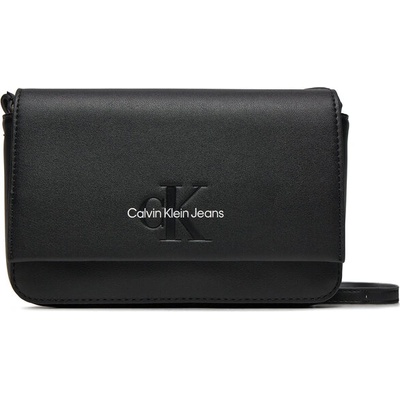 Calvin Klein Дамска чанта Calvin Klein Jeans Sculpted Ew Flap K60K612375 Черен (Sculpted Ew Flap K60K612375)