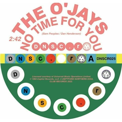The O'Jays - No Time For You/Because I Love You LP