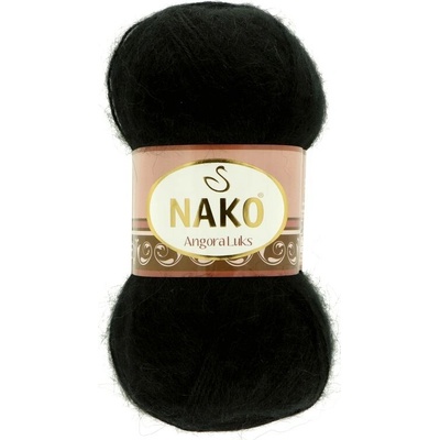 Nako Angora Luks 217 černá