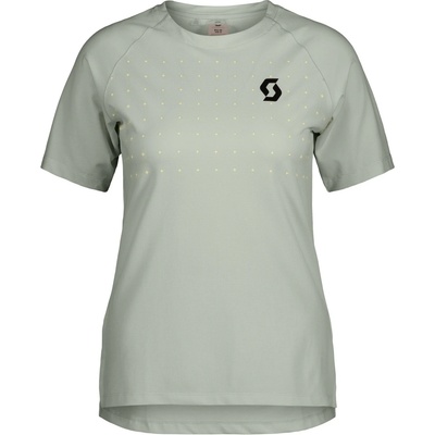 Scott Дамска фланелка с къс ръкав за колоездене Scott Women's Tee Trail Vertic Pro S/S Cycling jersey - Spray Grey (156-2319-0614)