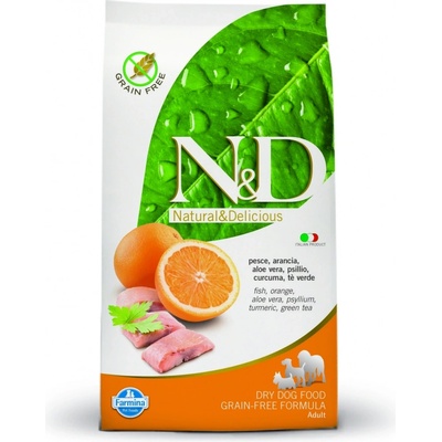 N&D Grain Free DOG Adult Maxi Fish & Orange 12 kg