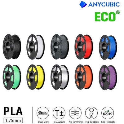 Anycubic Филамент PLA Anycubic 1.75mm, 1kg, ROHS за FDM 3D Принтери