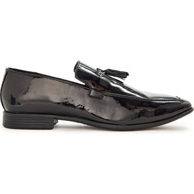 Lambretta Men's Patent Loafers - Black