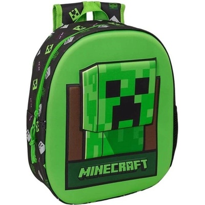 Safta · Dětský 3D batoh Minecraft - motiv Creeper - 9L