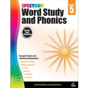 Spectrum Word Study and Phonics, Grade 5 (ISBN: 9781483811864)