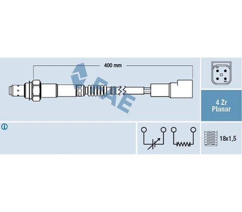 Lambda sonda FAE 77244