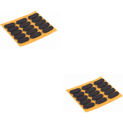 Walteco Tlmič nárazu 9x20mm, samolepiaci, čierny Množstvo: 15 ks , 5131