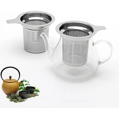 Shockassist 304 nerezové sítko na čaj s rukojetí na sypaný čaj, filtrační sítko na čaj do konvice, – Zbozi.Blesk.cz