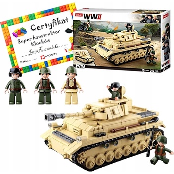 Sluban B0693 Veľký nemecký tank 2v1