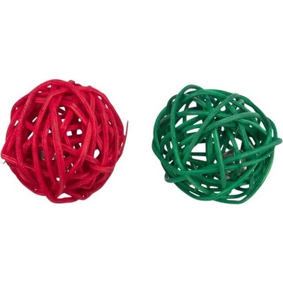 Xmas Balls guličky s rolničkami 4 cm 2 ks