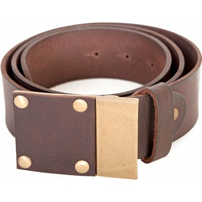Alpenleder BELT WERTACH kožený opasek hnědá