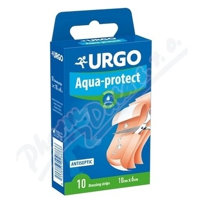 Urgo Aqua protect Omyvatelná náplast 10 cm x 6 cm 10 ks