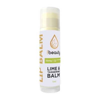 CBD Beauty LIP BALM hojivý balzám na rty s vůní limetky & mandarinky, 5 ml