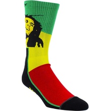 Perri´s Socks ponožky BOB MARLEY RASTA CASUAL CREW BOC306-001 BLACK